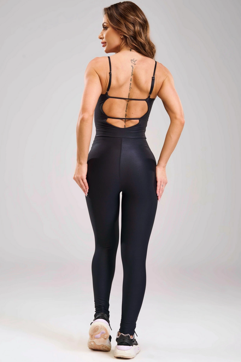 Lets Gym - Macacão Contour Preto - 2675PT