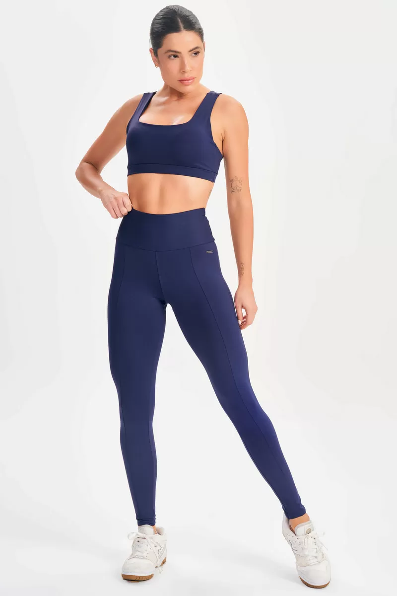 Lets Gym - Legging Basic Flex Azul Marinho - 2625AZ