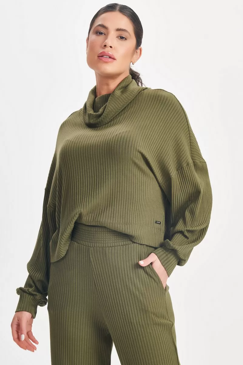 Lets Gym - Blusão Sweetie Verde - 2622VD