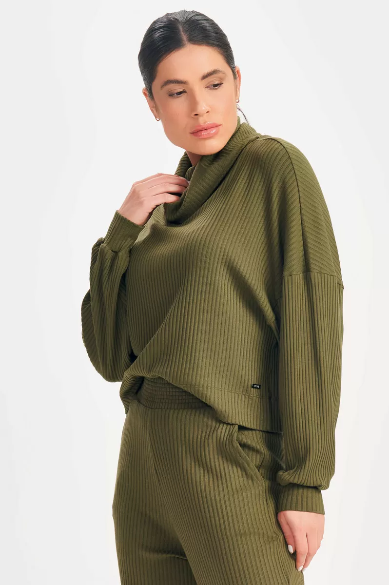 Lets Gym - Blusão Sweetie Verde - 2622VD