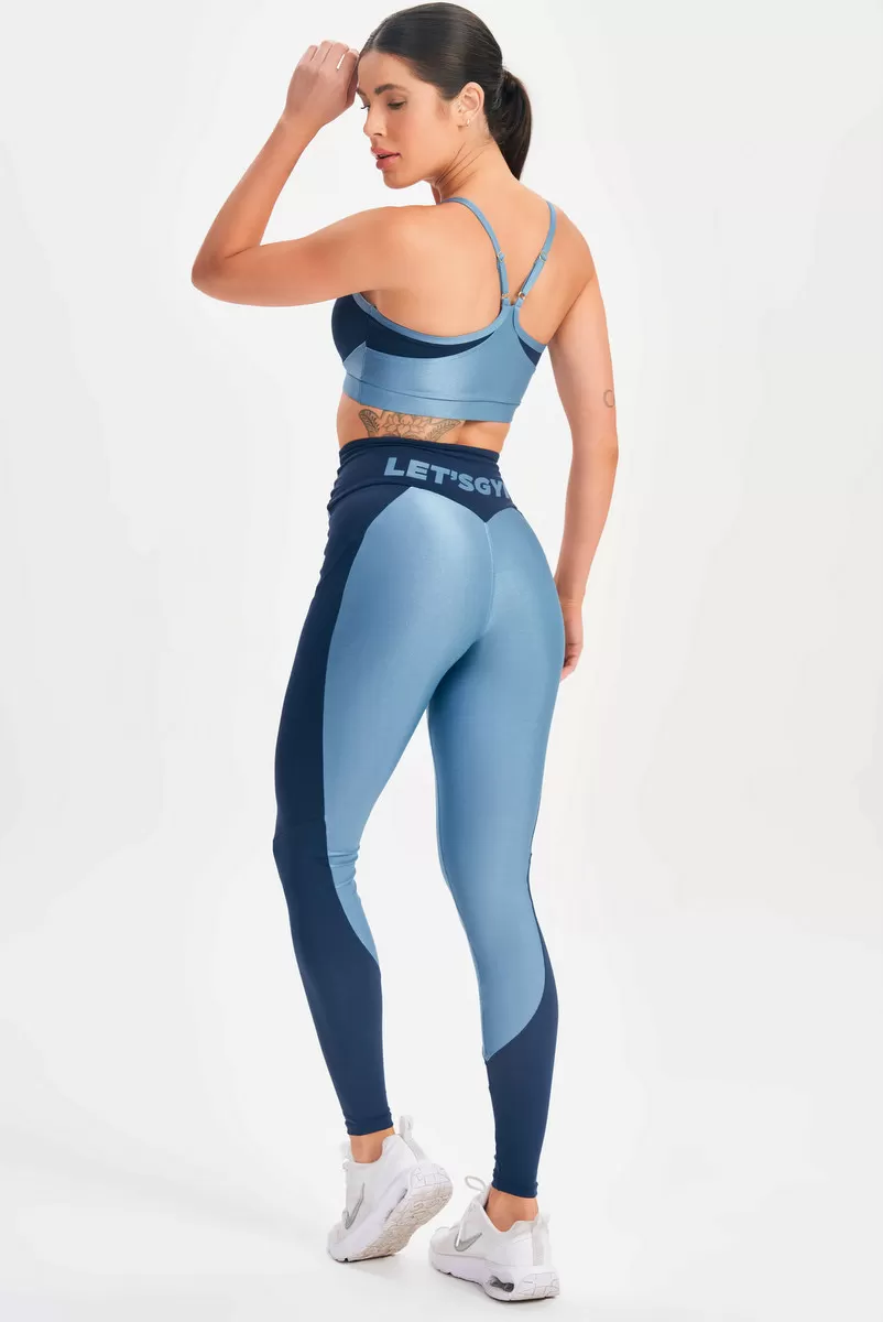 Lets Gym - Top Epic Azul Vintage - 2680AZ