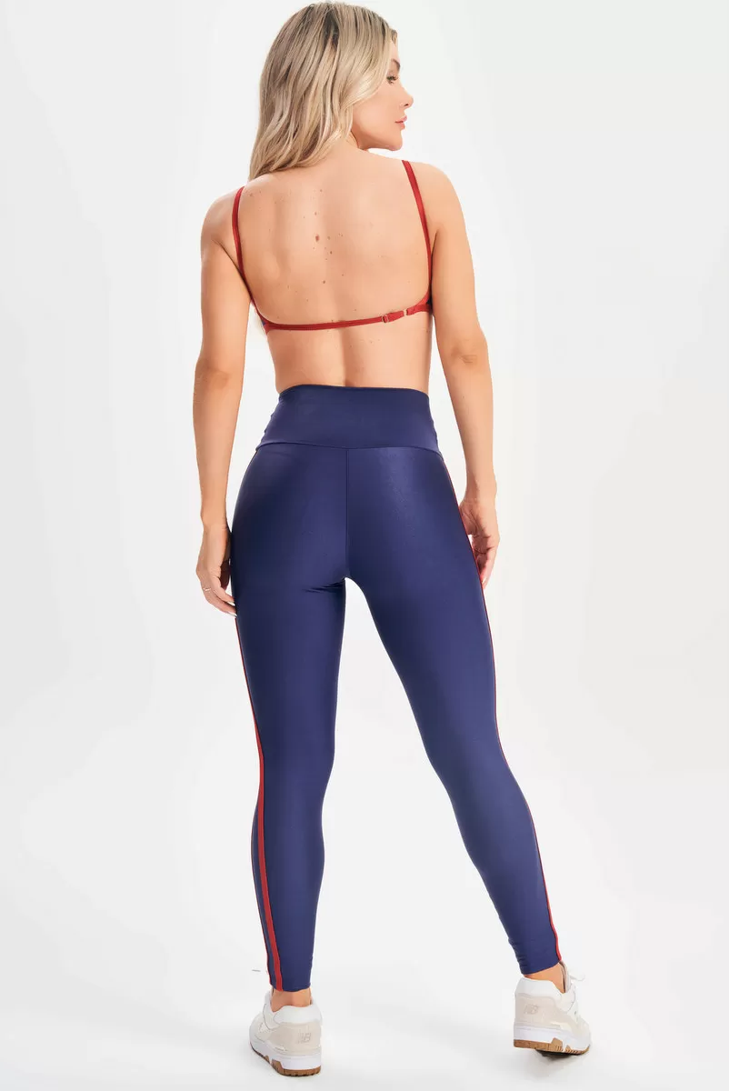 Lets Gym - Navy Blue Hit Leggings - 2701AZ
