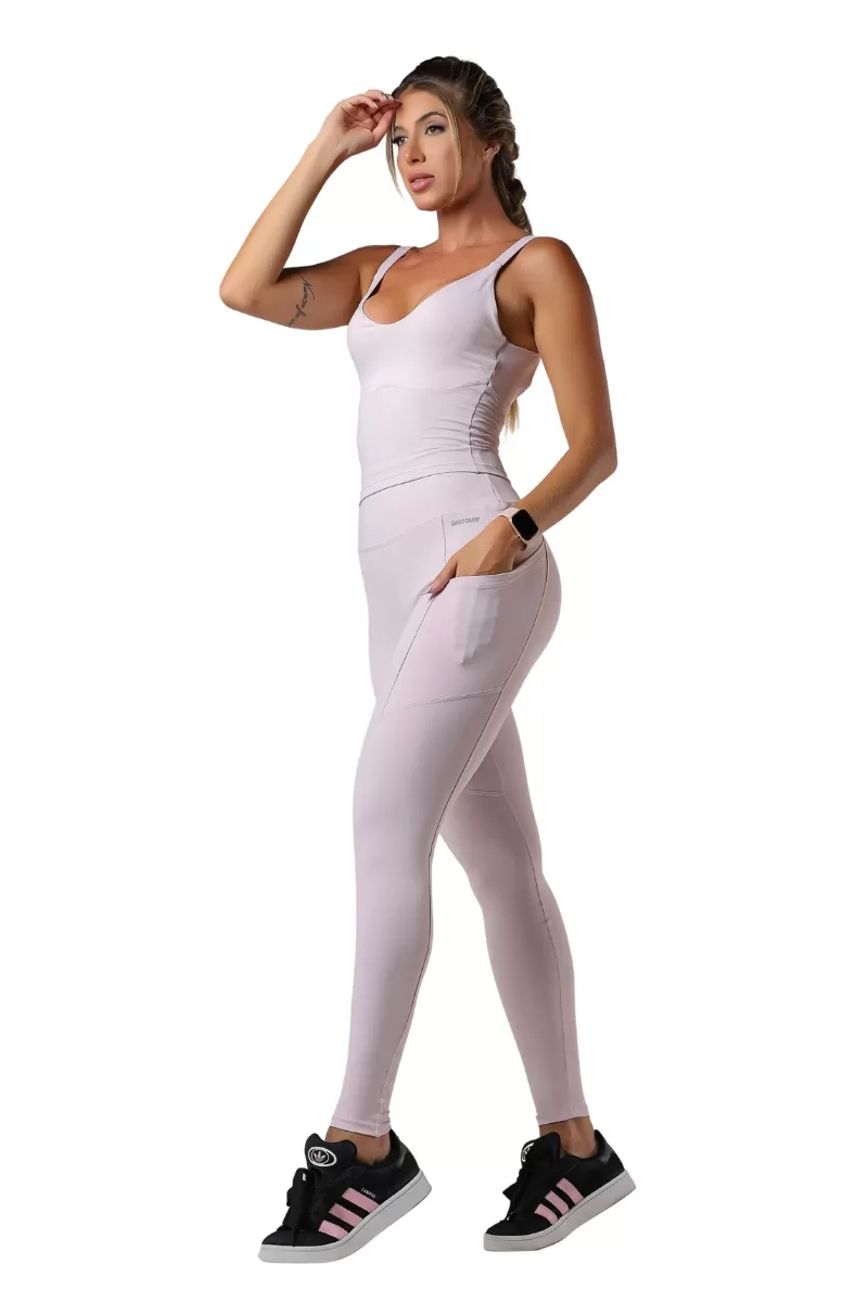 Garotafit - Calça Blossom Rosa Candy - FUS487DC