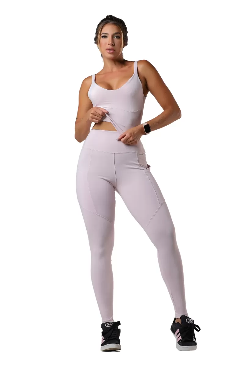 Garotafit - Pink Candy Blossom Pants - FUS487DC