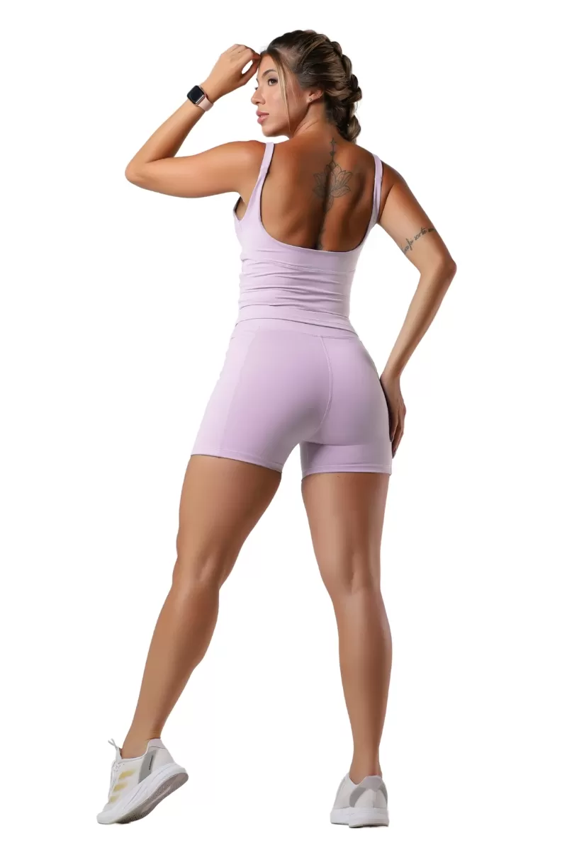 Garotafit - Pink Candy Blossom Shorts - SH555DC