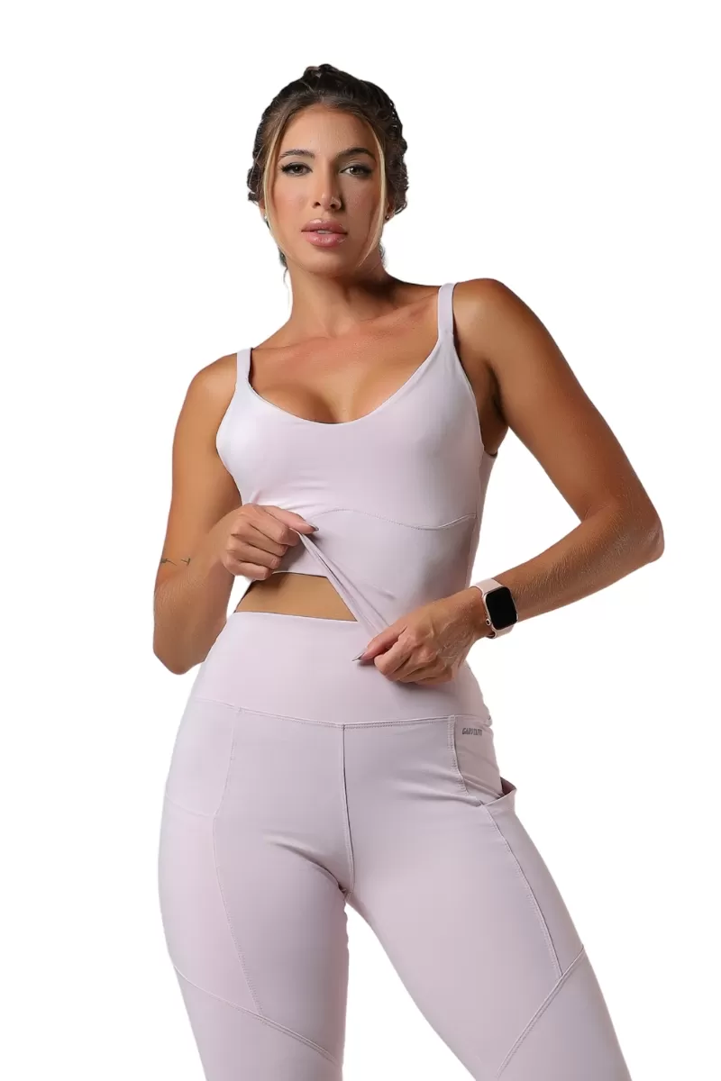 Garotafit - Blusa Blossom Rosa Candy - BL230DC