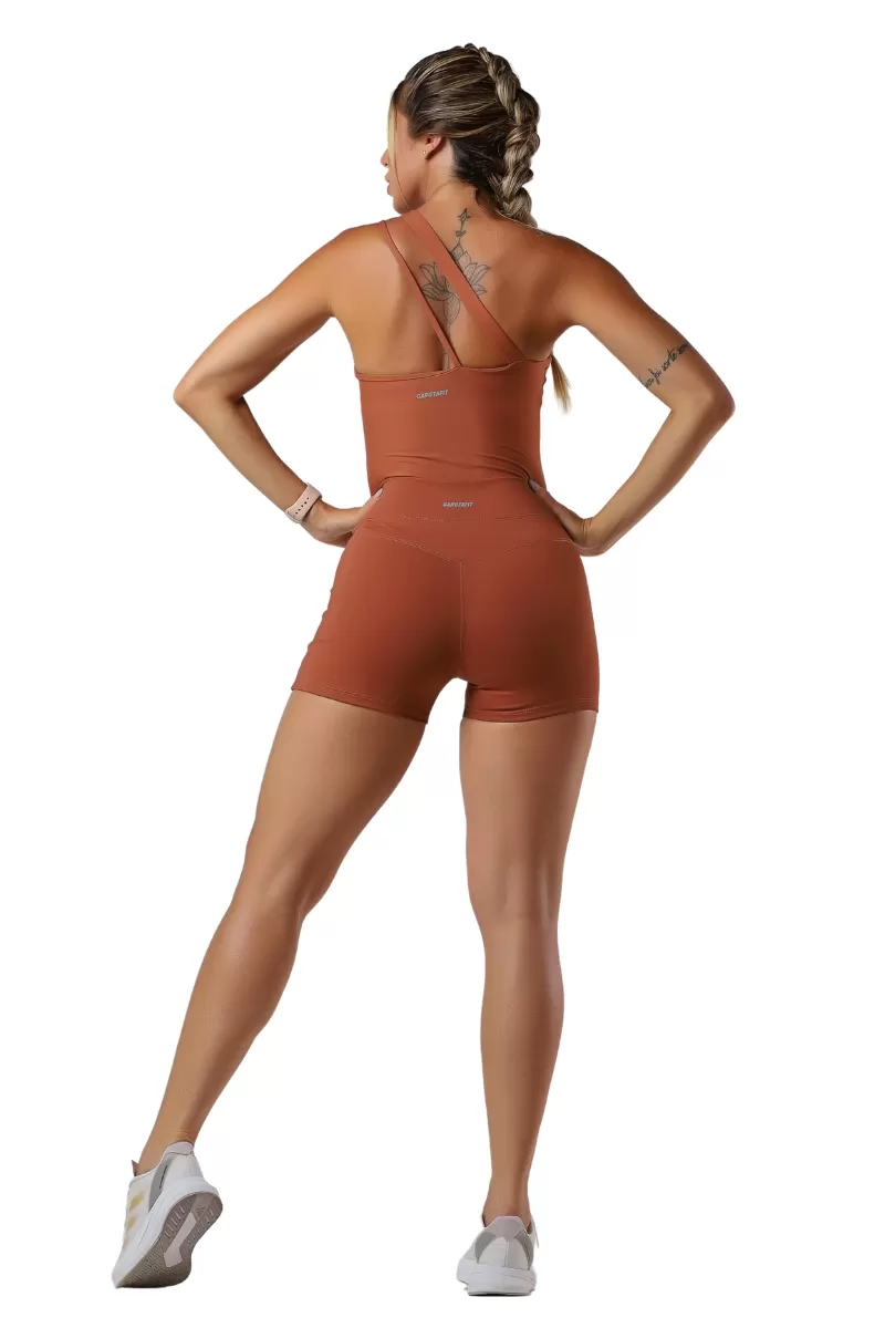 Garotafit - Peppy Hazelnut Bodysuit - BOD86NA