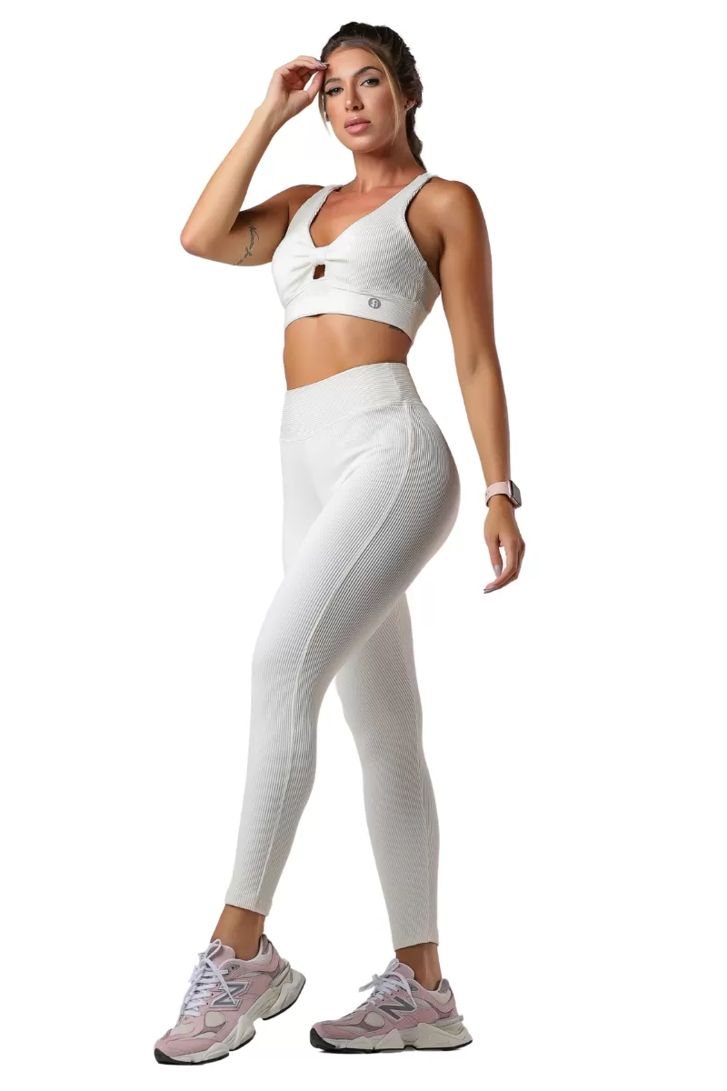 Garotafit - Conjunto Flash Pérola - FCS384N