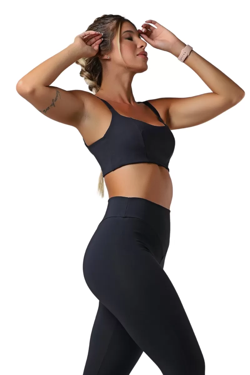 Garotafit - Black Blessed Top - TOB107A