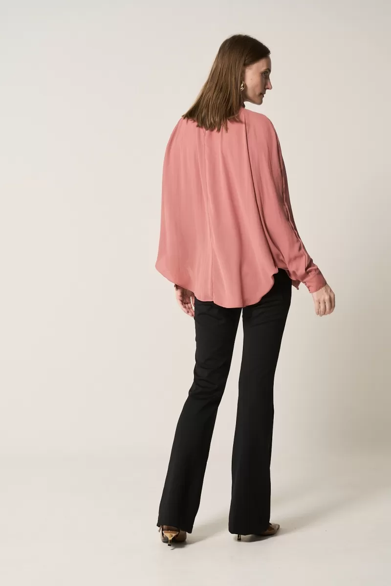 Hidrogênio - BLUSA MANGA MORCEGO ROSE - 20288070