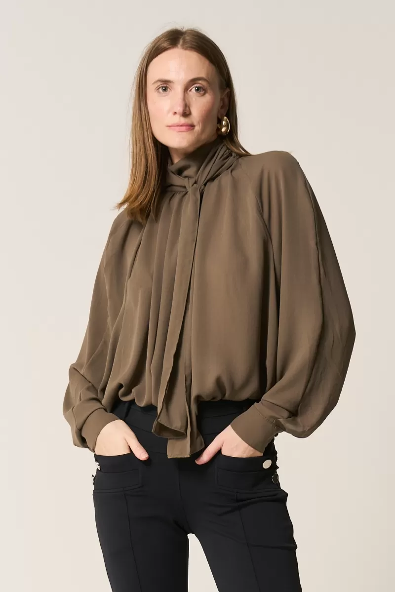 Hidrogênio - BLUSA MANGA MORCEGO VERDE ESCURO - 20288493