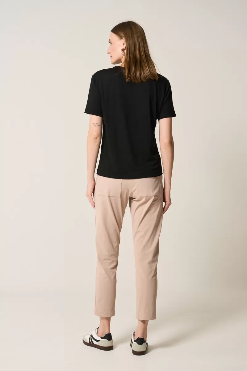 Hidrogênio - CAMISETA AMPLA TRICOT PRETO - 20371001