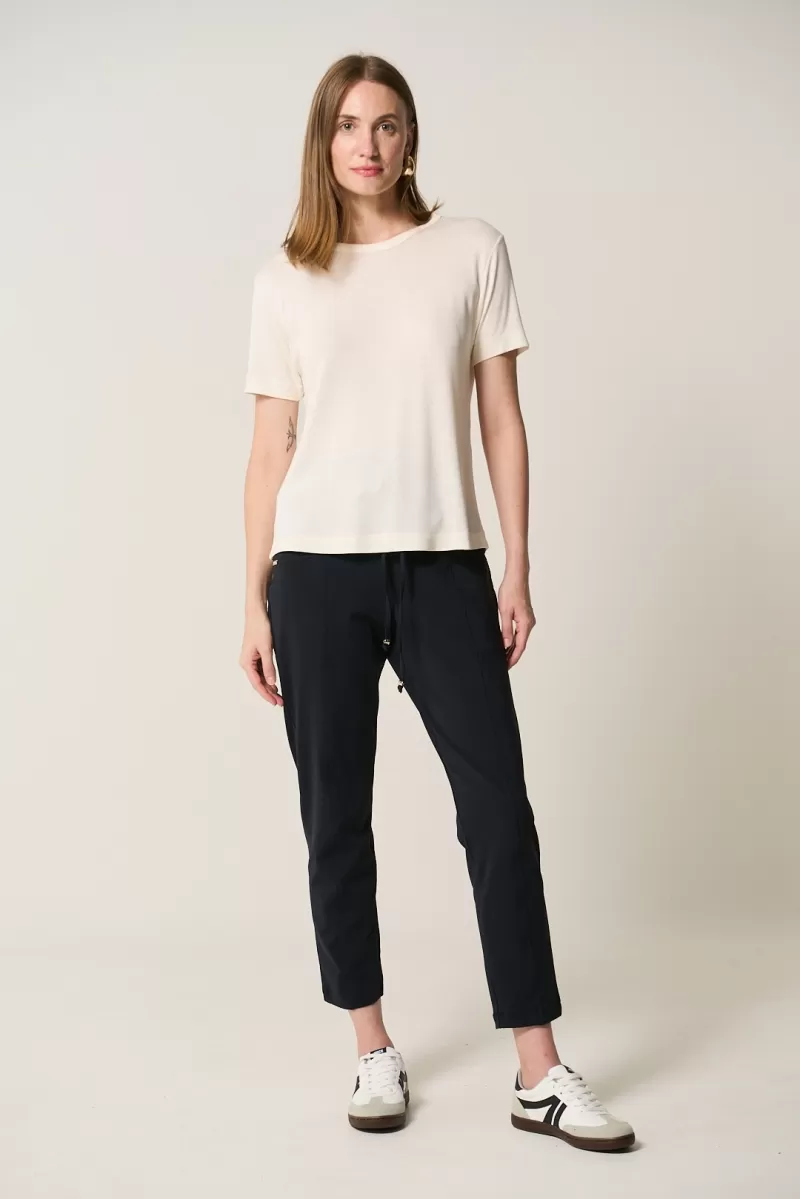 Hidrogênio - CAMISETA AMPLA TRICOT OFF WHITE - 20371018