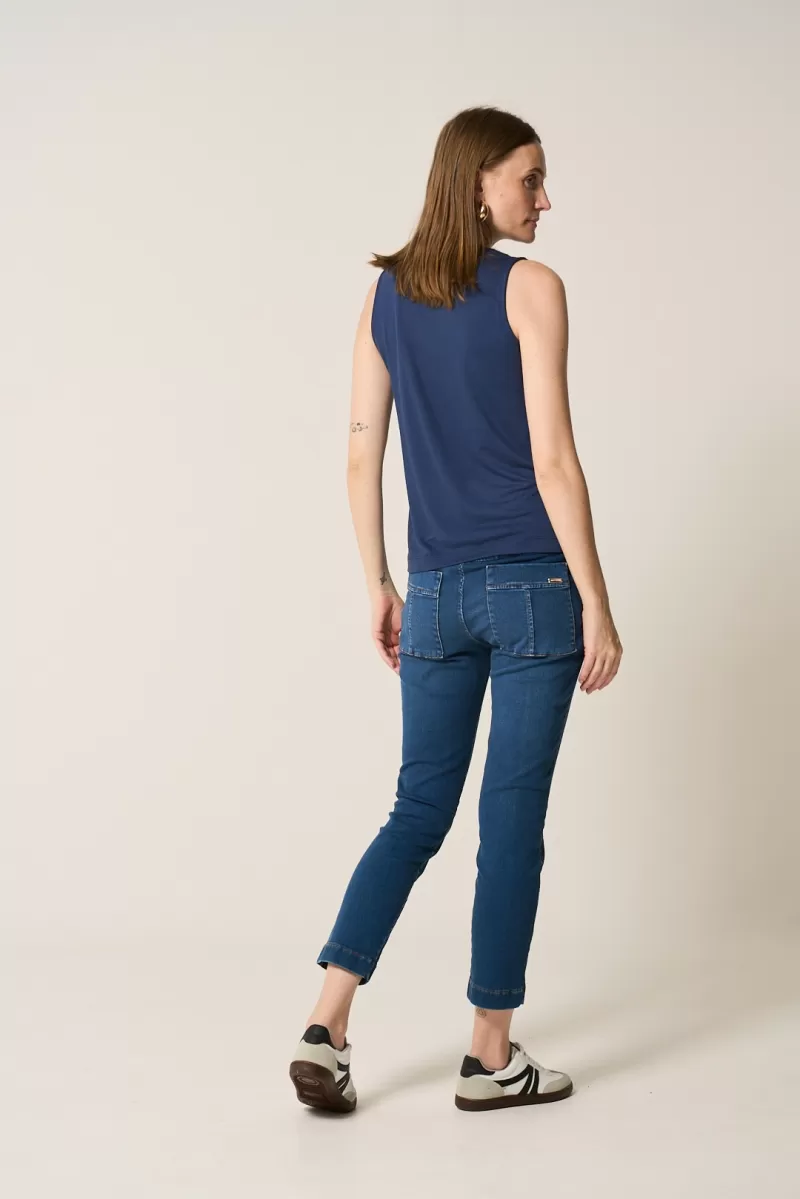 Hidrogênio - REGATA GOLA CARECA MARINHO - 20380004