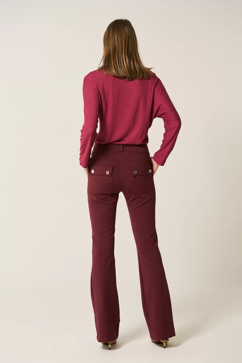 Hidrogênio - BROAD V-NECK OVERSIZED BLOUSE - 20375097