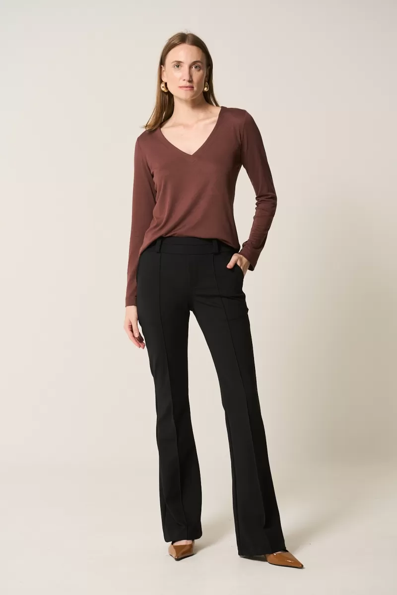 Hidrogênio - NUTELLA LONG SLEEVE V-NECK BLOUSE - 20362276