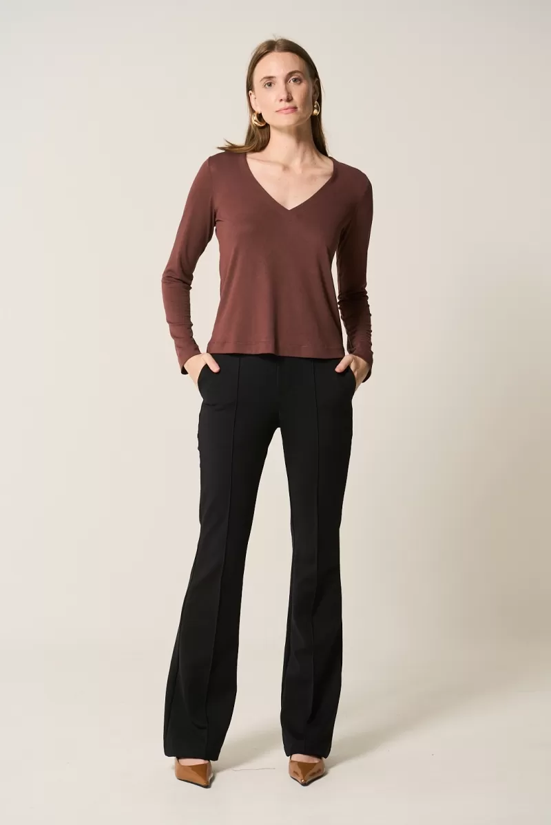 Hidrogênio - NUTELLA LONG SLEEVE V-NECK BLOUSE - 20362276