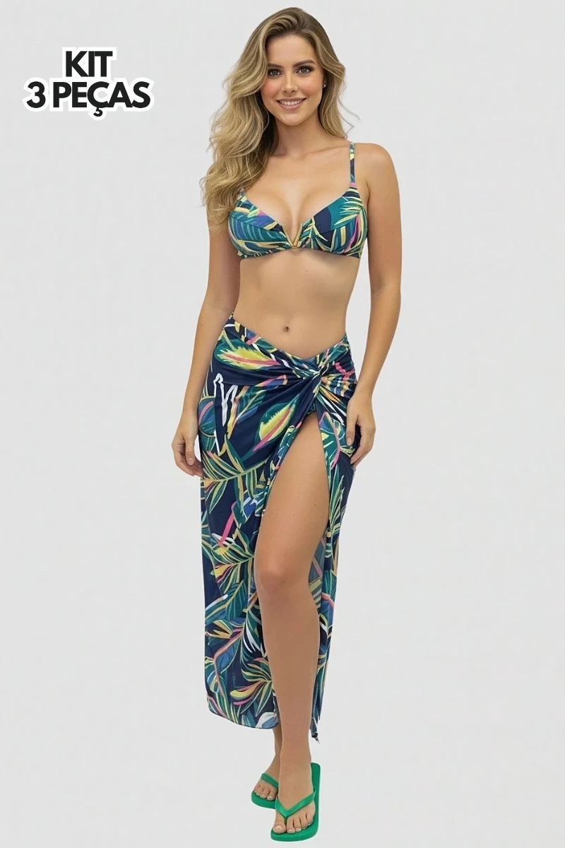 Santa Areia - Kit Conjunto Biquini Mércia - A008B.CM.002