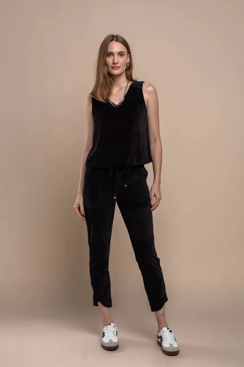 Hidrogênio - AMELIA BLACK OVERSIZED JOGGER PANTS - 20370001