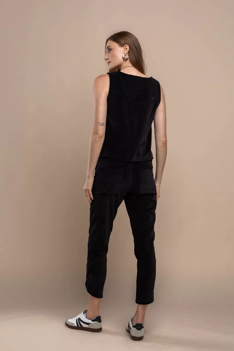 Hidrogênio - AMELIA BLACK OVERSIZED JOGGER PANTS - 20370001
