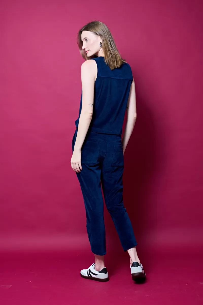 Hidrogênio - NAVY AMELIA OVERSIZED JOGGER PANTS - 20370004