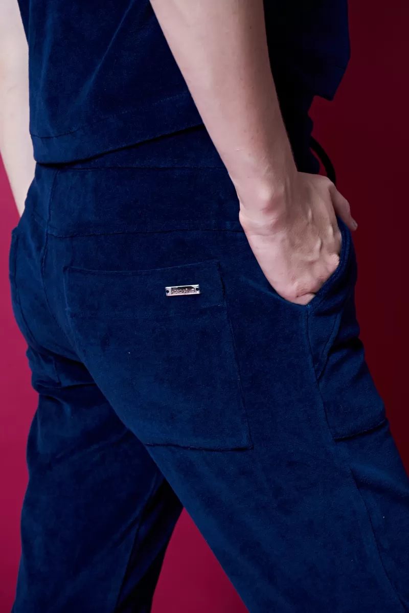 Hidrogênio - NAVY AMELIA OVERSIZED JOGGER PANTS - 20370004