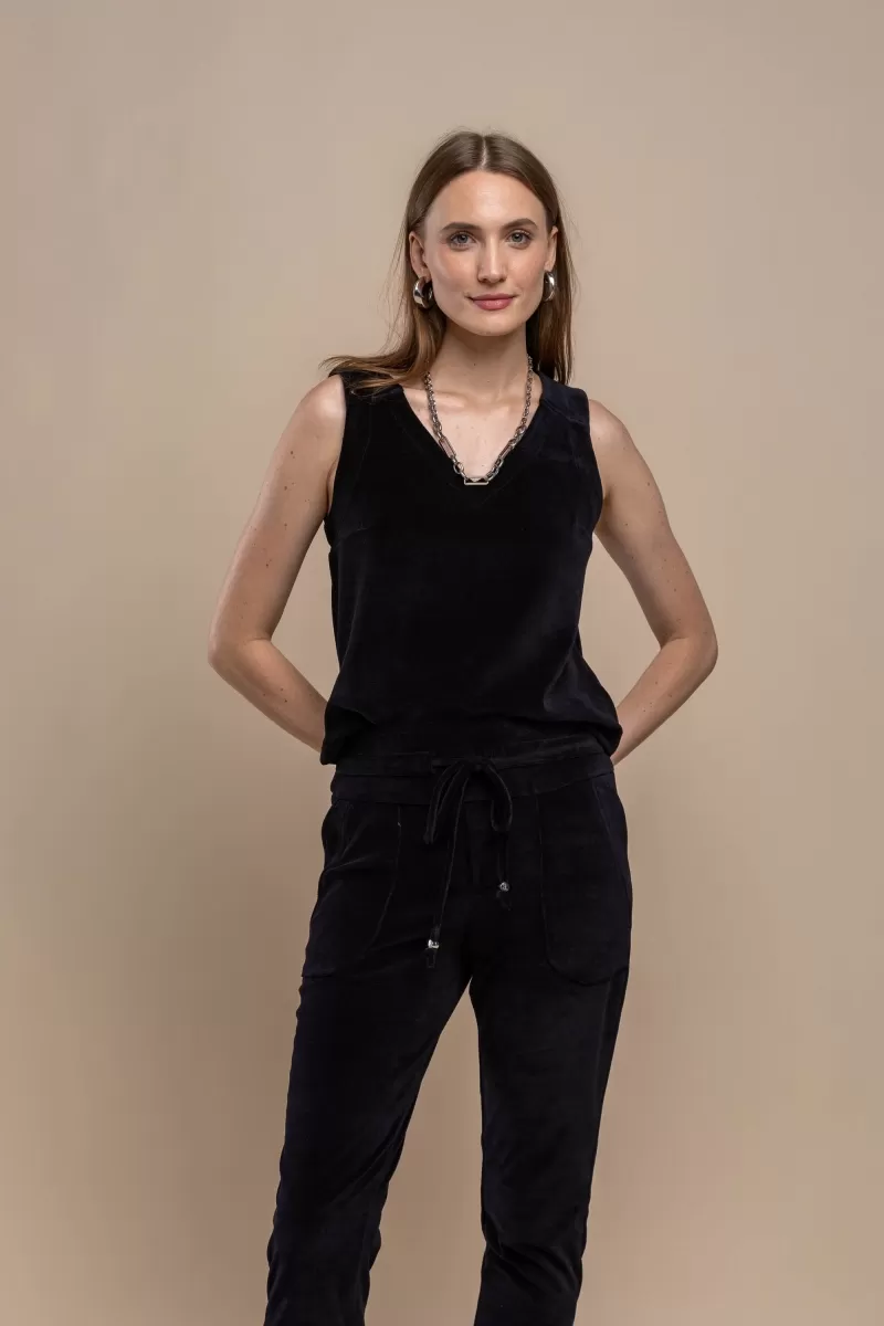 Hidrogênio - BLACK CUT-OUT TANK TOP - 20373001