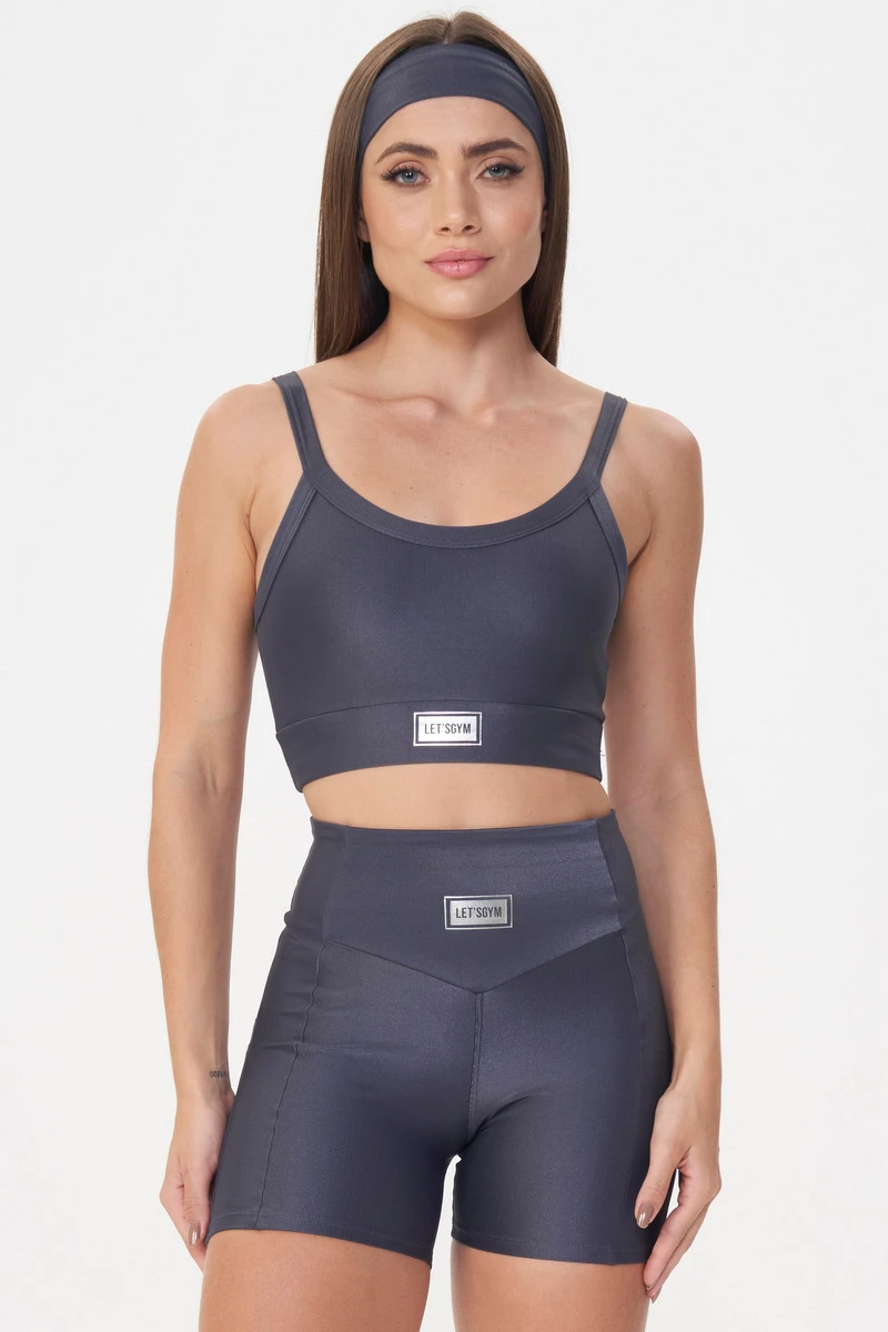 Lets Gym - Top Bright Graphite - 2141BGF