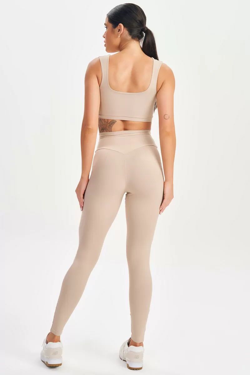 Lets Gym - Stylish Nude Leggings - 2570ND