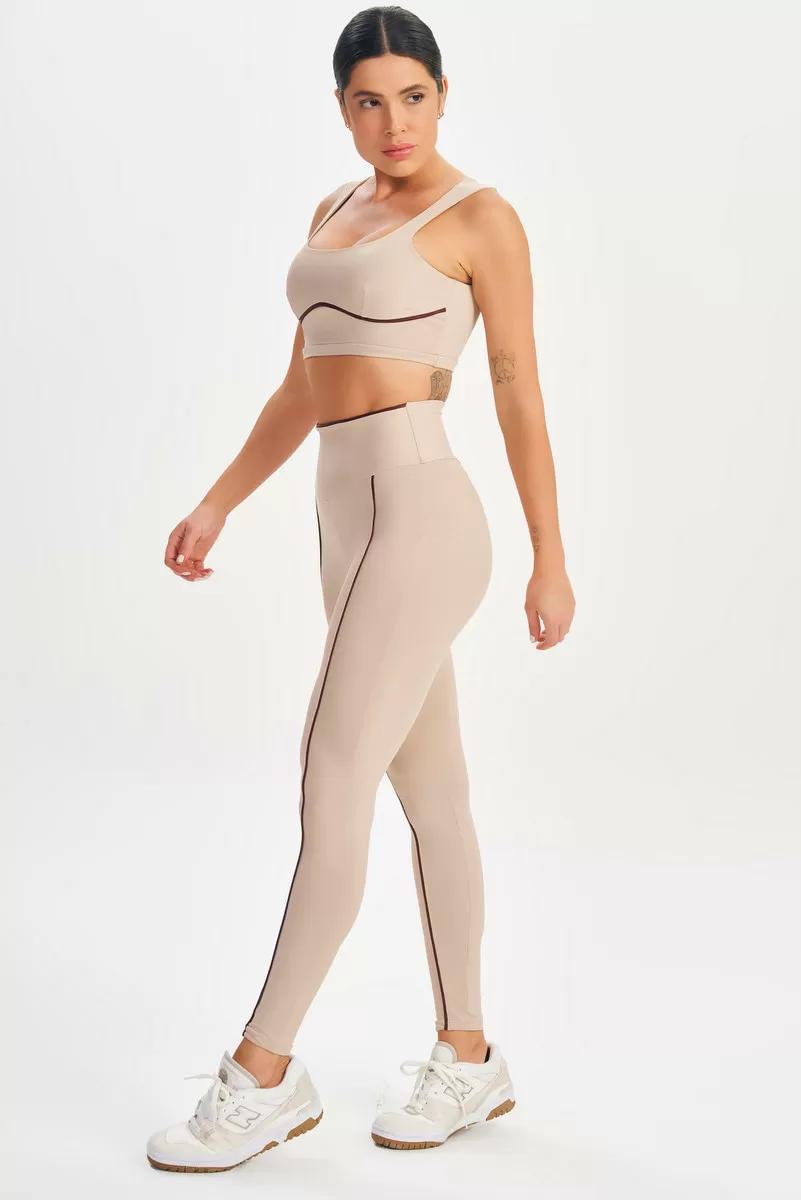 Lets Gym - Stylish Nude Leggings - 2570ND