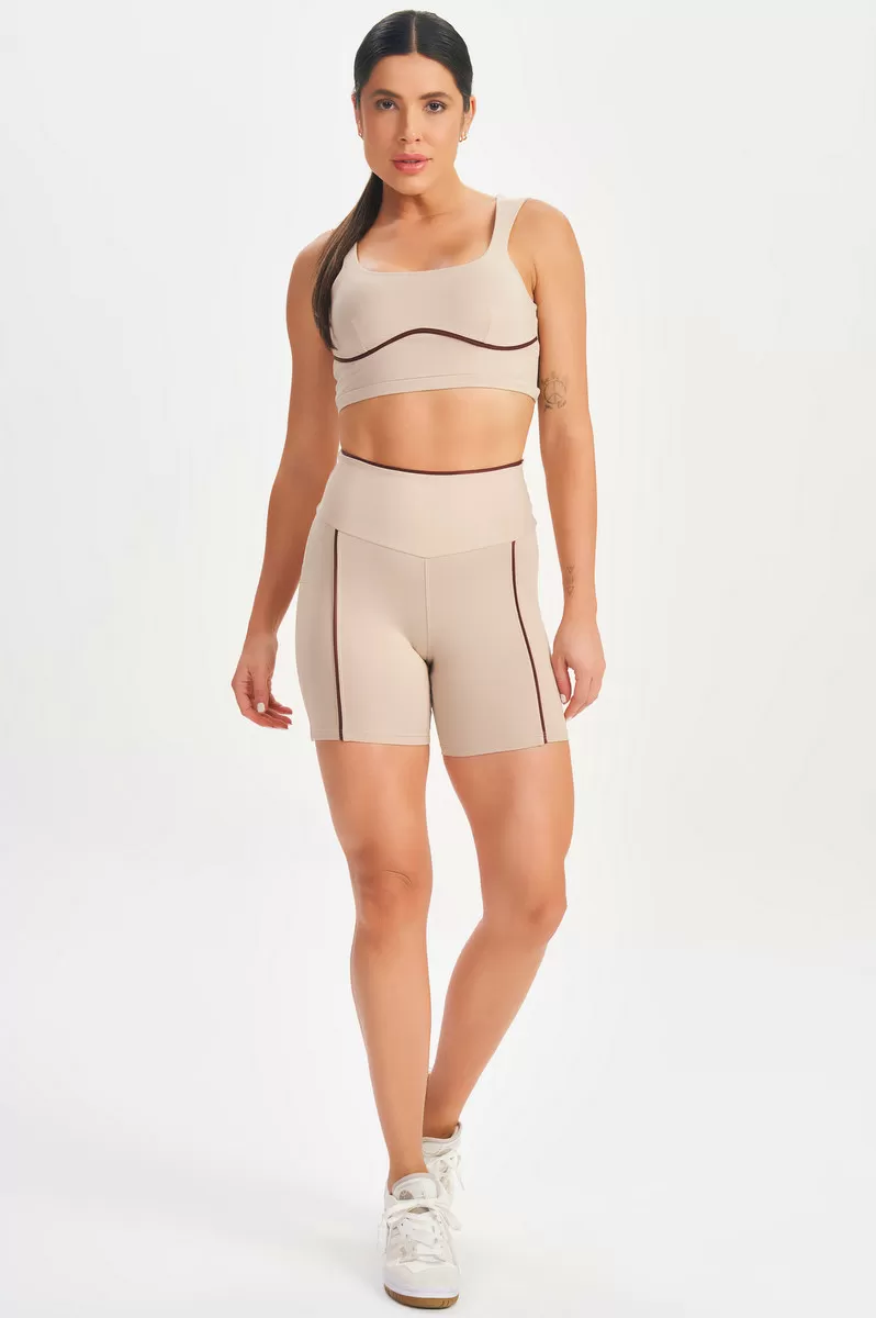 Lets Gym - Shorts Estilous Nude - 2571ND