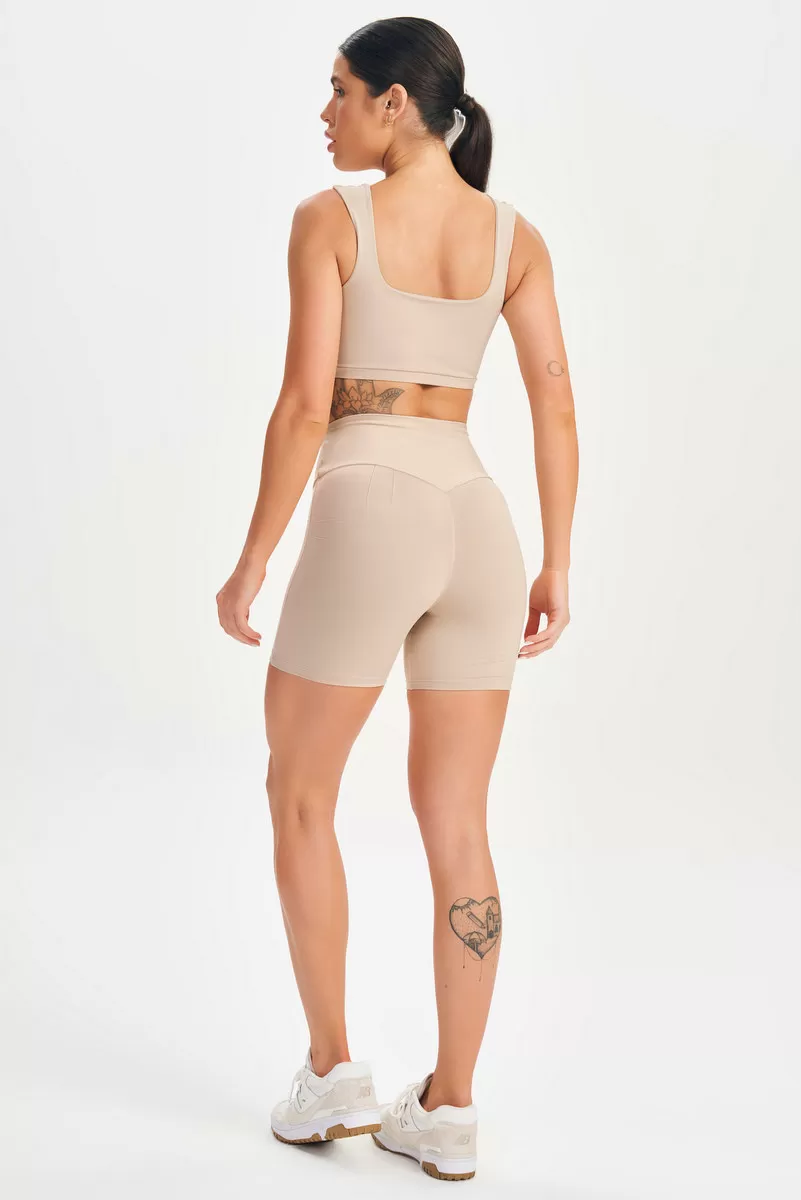 Lets Gym - Shorts Estilous Nude - 2571ND