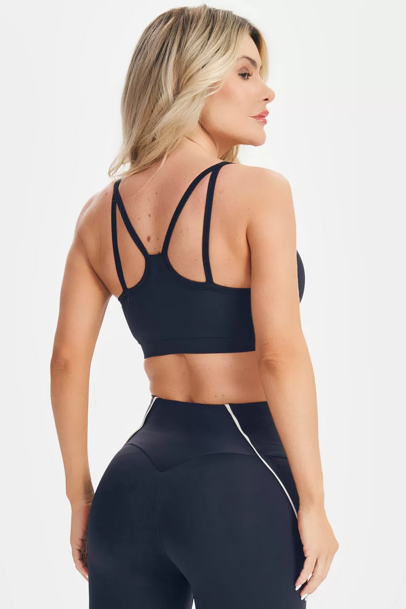 Lets Gym - Top Lets Basic Preto - 2579PT
