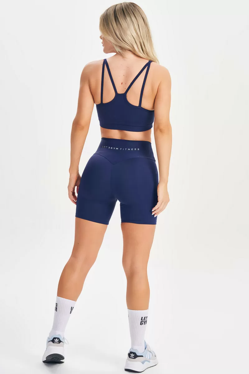 Lets Gym - Shorts Lets Basic Azul Marinho - 2581AZM