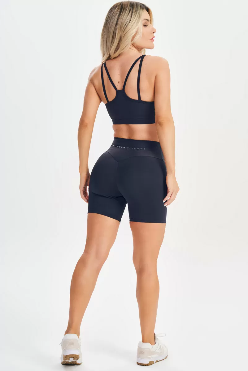 Lets Gym - Shorts Lets Basic Preto - 2581PT