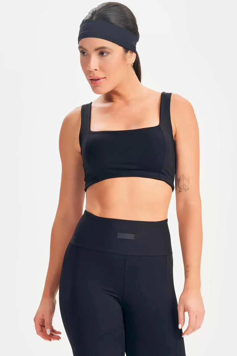 Lets Gym - Top Push Preto - 2603PT