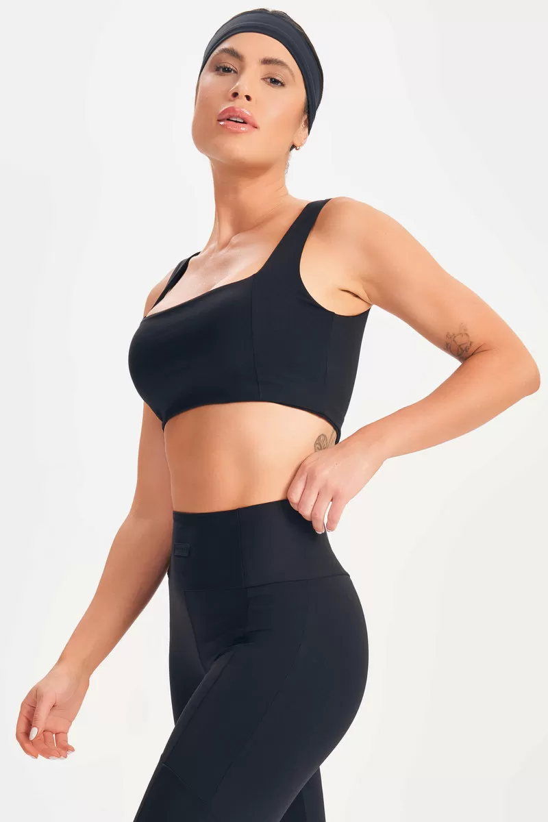 Lets Gym - Top Push Preto - 2603PT