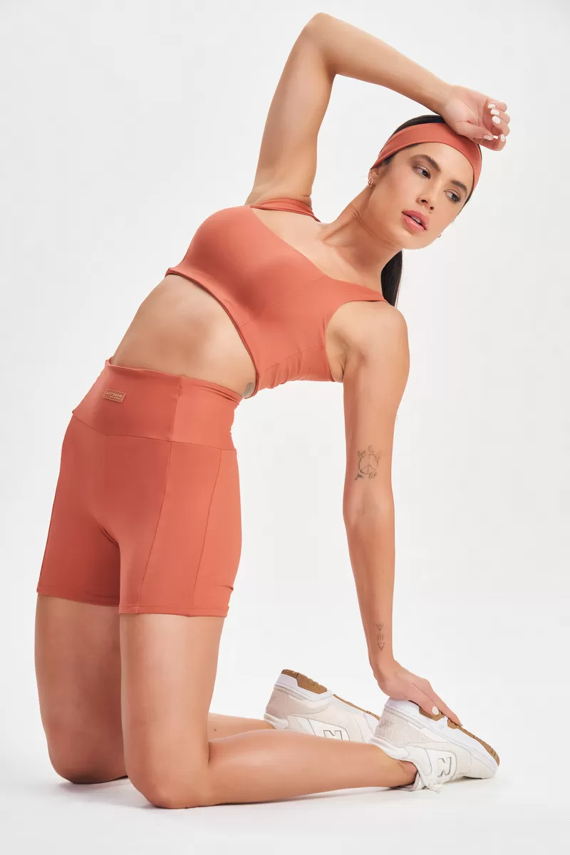 Lets Gym - Shorts Push Terracota - 2605TR