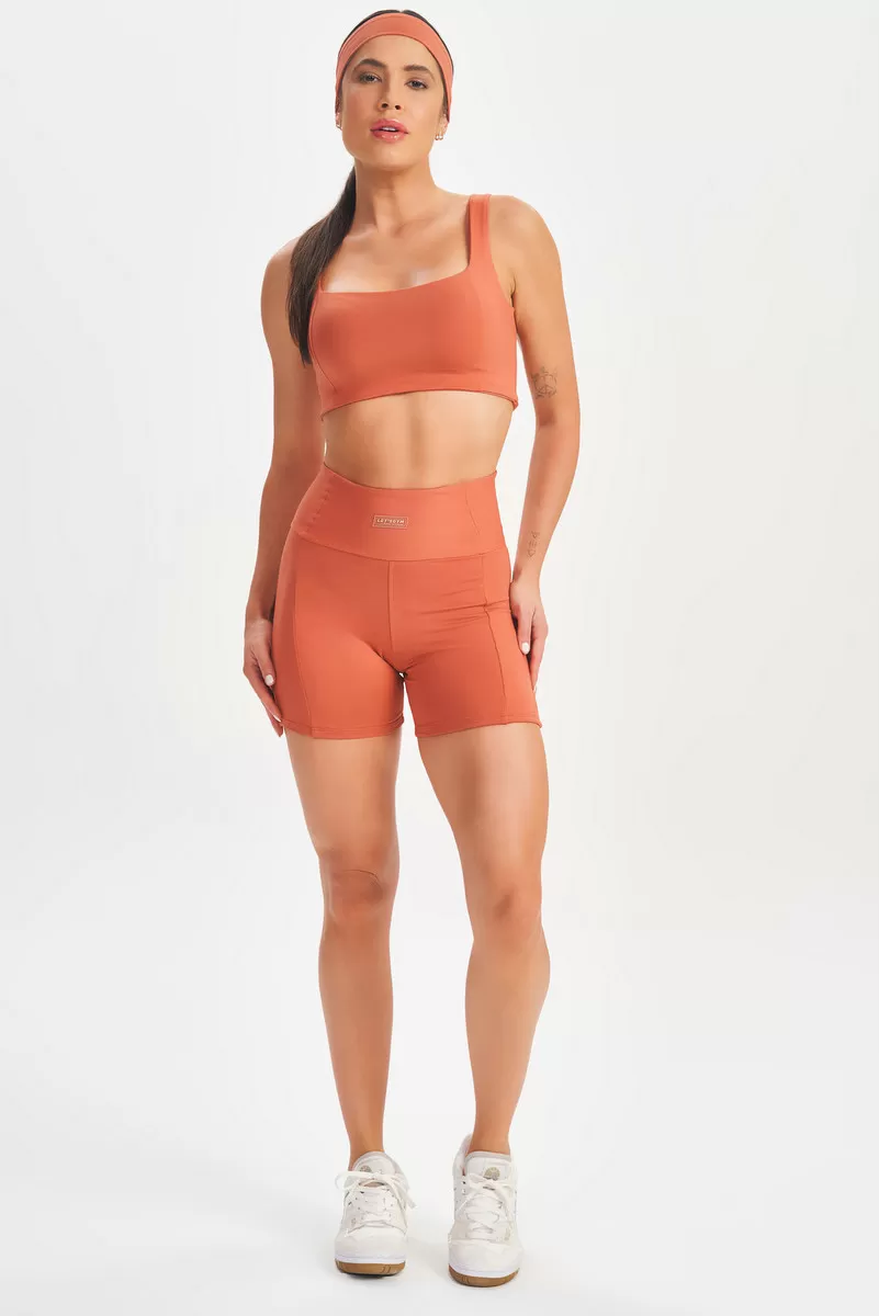 Lets Gym - Shorts Push Terracota - 2605TR