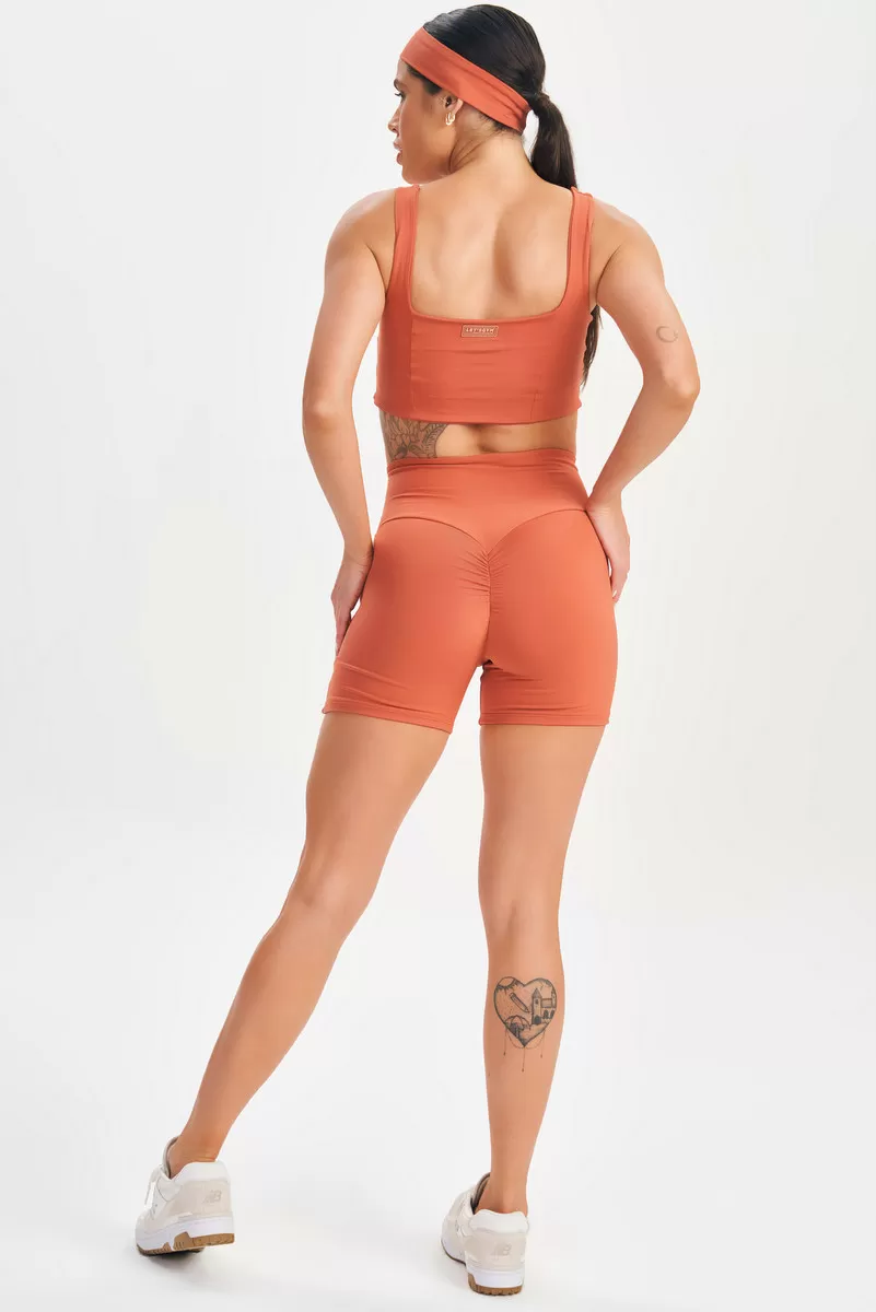 Lets Gym - Shorts Push Terracota - 2605TR