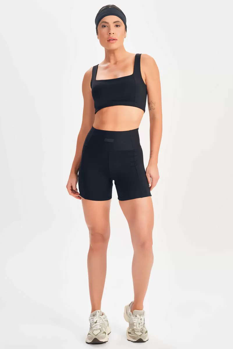 Lets Gym - Shorts Push Preto - 2605PT