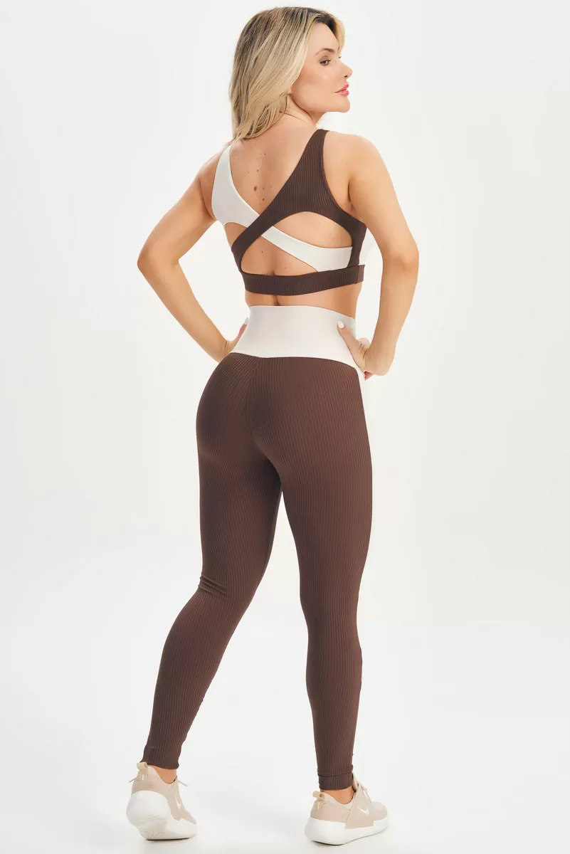 Lets Gym - Basic Deep Off White Top - 2606OF