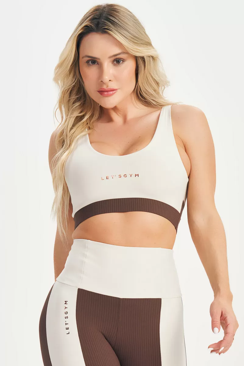 Lets Gym - Top Basic Deep Off White - 2606OF