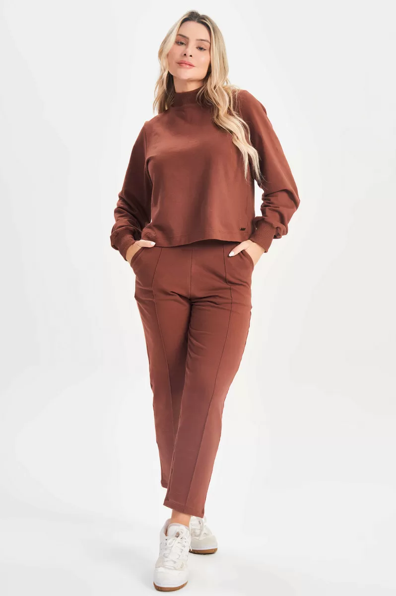 Lets Gym - Brown Core Blouse - 2608MR