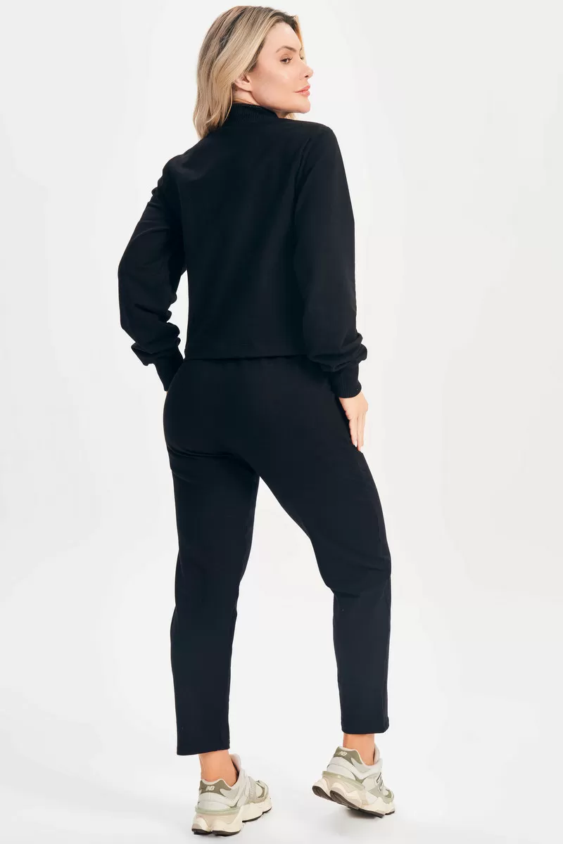 Lets Gym - Black Core Blouse - 2608PT