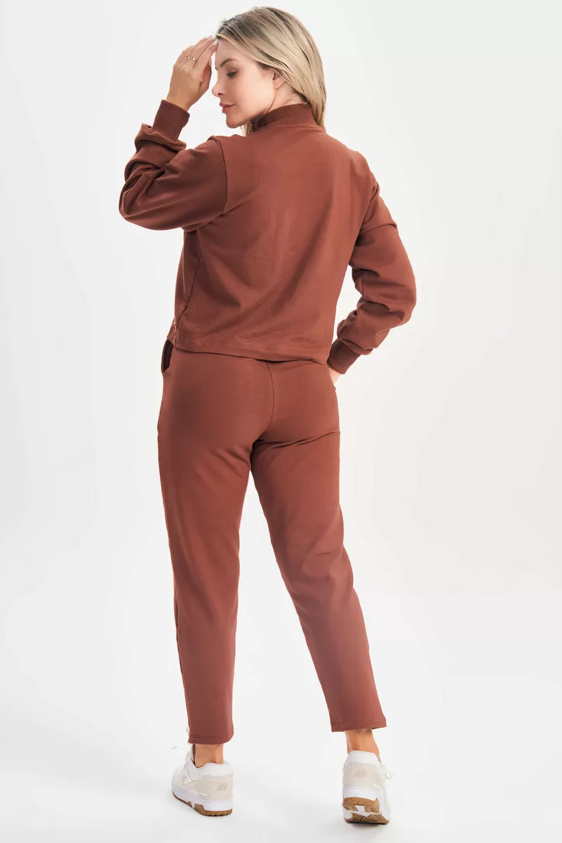 Lets Gym - Calça Core Marrom - 2609MR