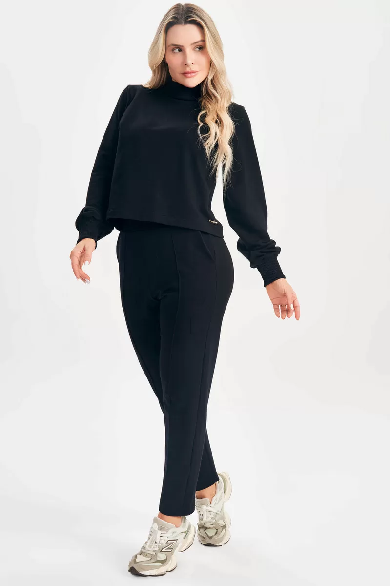 Lets Gym - Calça Core Preto - 2609PT