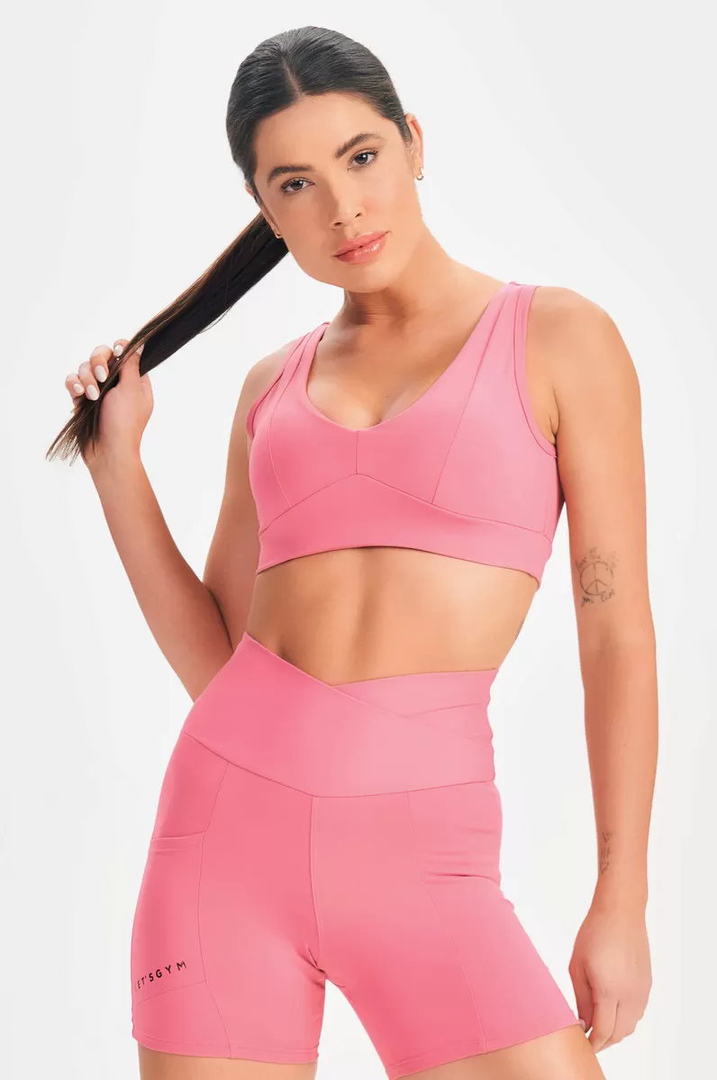 Lets Gym - Top Mellow Rosa Vintage - 2613RV