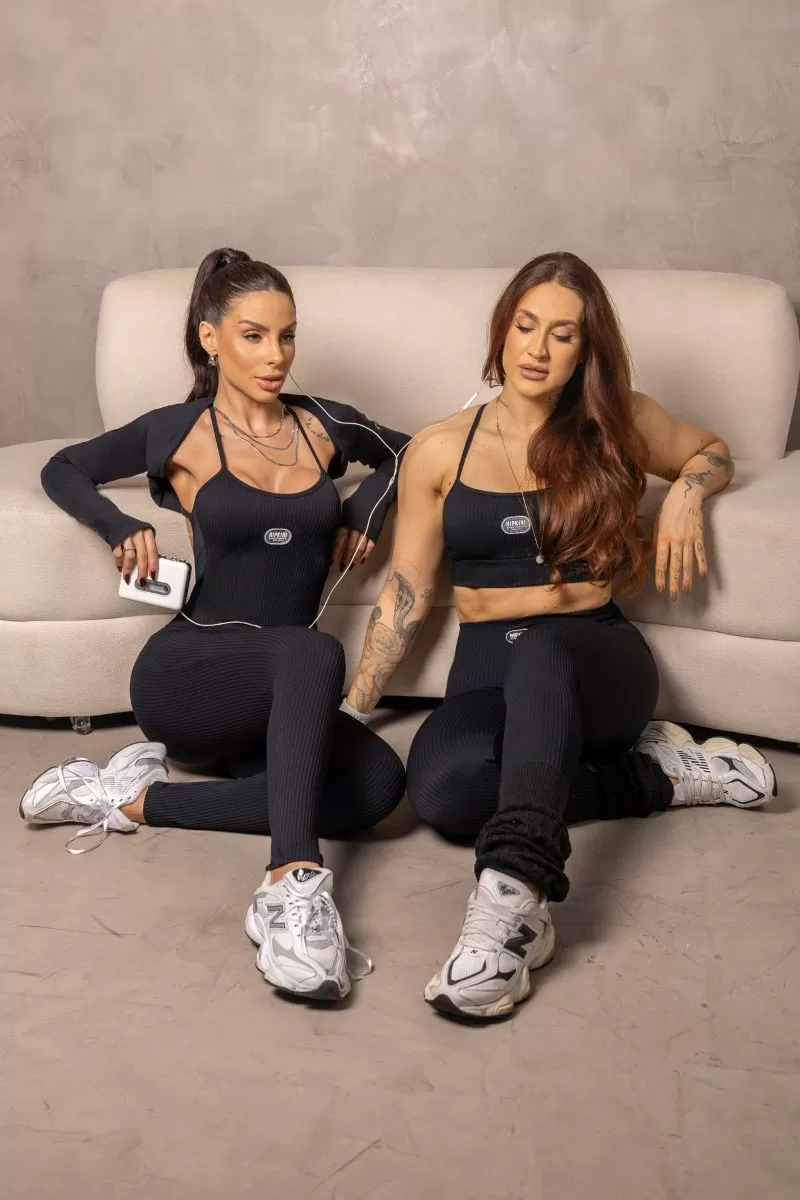 Hipkini - Top Runner Preto com Emborrachado - 33331098