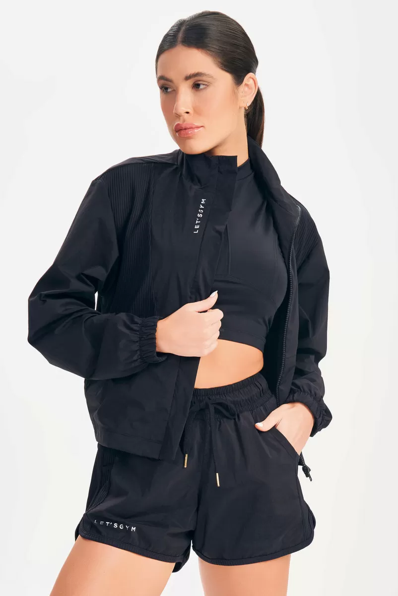 Lets Gym - Jaqueta Up Preto - 2646PT